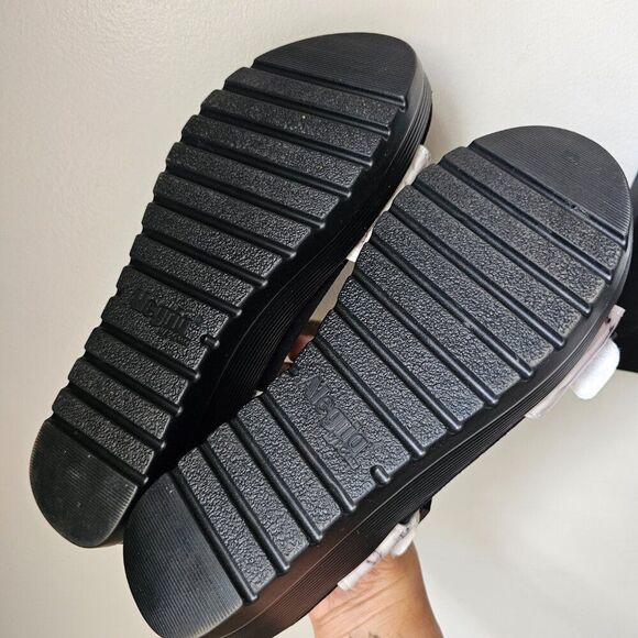 LIKE NEW ALEGRIA BY PG LITE MARBLE PATTERN LEATHER LINED STRAPPY SANDALS 40/ 9 - Picture 15 of 16